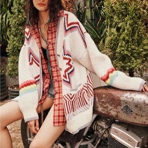 Wanderlust Oversized Boho Knit Cardigan